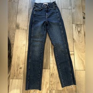 Zara bootcut, high waisted jean